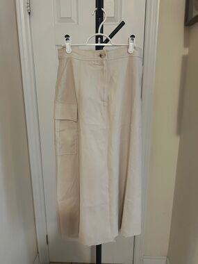 Ricki's Cream Maxi Skirt with Side Pocket